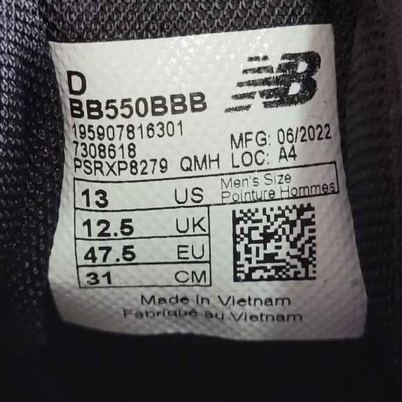 Men New Balance athletic shoes size 9,13 new - Picture 8 of 9